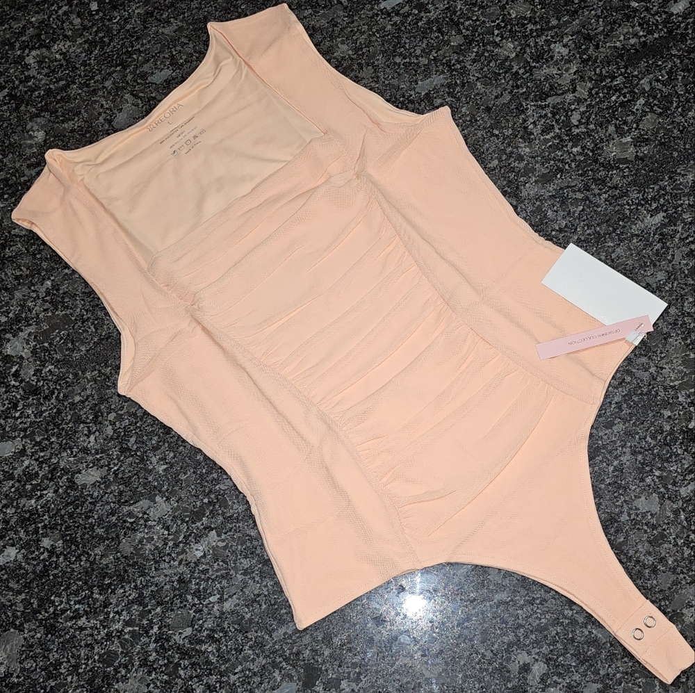 ReoRia Pink Bodysuit One Piece Sleeveless - Picture 1 of 4